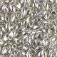 Miyuki long Magatama beads 4x7mm - Galvanized silver LMA-1051